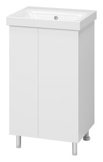 Напольная тумба под раковину Misty Лира 50см белый